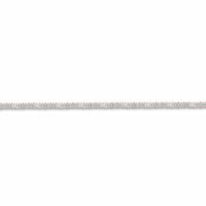 Bracelet rivière Marylin en argent rhodié rose 925/1000, serti de baguettes cubics zirconiums d’environ 3 mm. Orligne Genève B1394RW